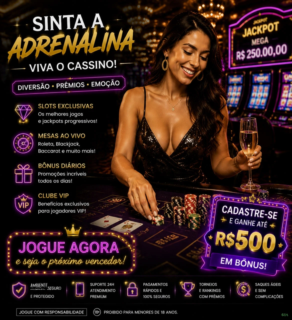 Suporte VIP 61t - atendimento prioritário